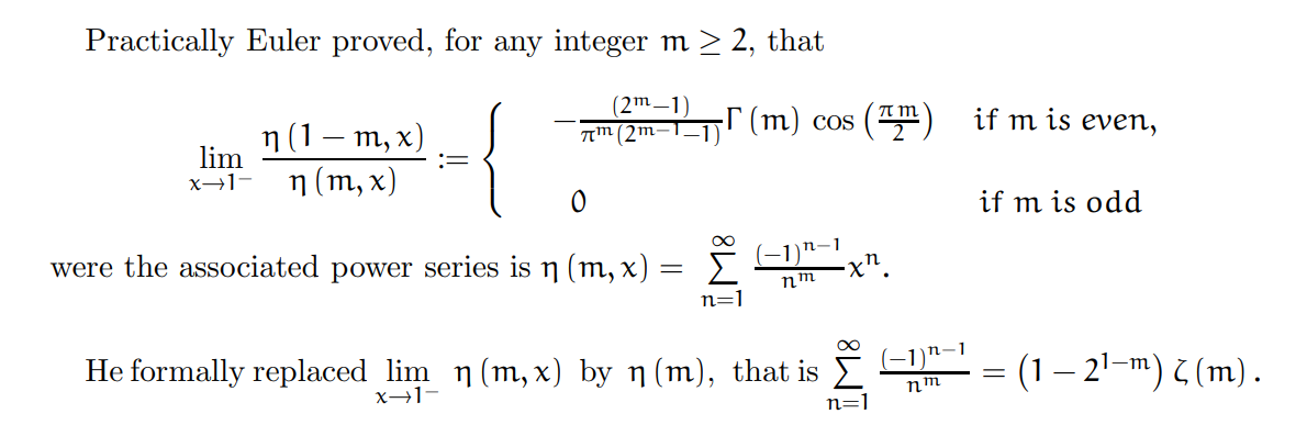 欧拉发现的Riemann's functional equation的等价形式